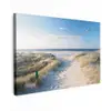 Strand en Zee Tuinposter op houten frame 2 cm dik klein -3d