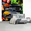 Kruiden - Lepels - Keuken - Specerijen fotobehang vinyl groot -slaapkamer