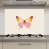 Vlinder - Illustratie - Roze keuken achterwand spatscherm klein -3d_website
