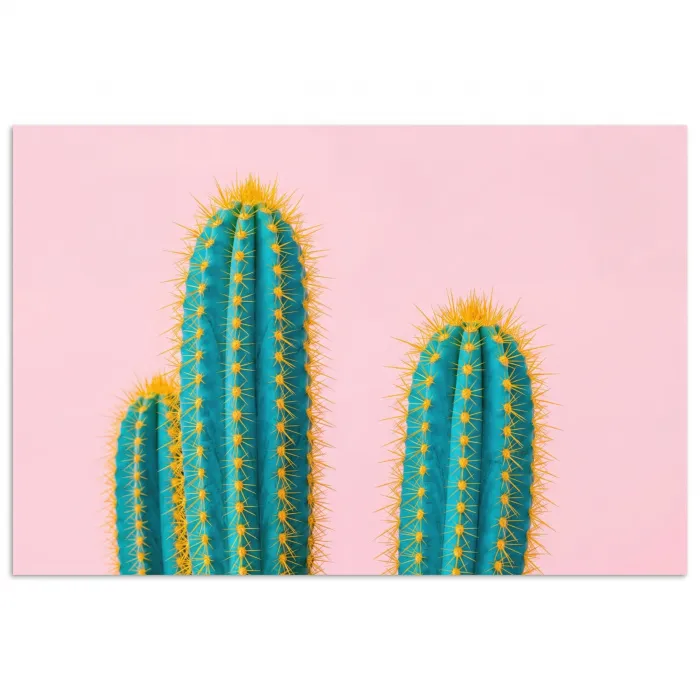 Cactussen - Modern - Pastel poster papier klein -3d