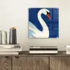 Zwaan - Wit - Snavel - Illustratie plexiglas 5mm klein -sfeer1