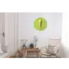Hoorntje - Schepijs - Groen Wandcirkel aluminium klein -woonkamer