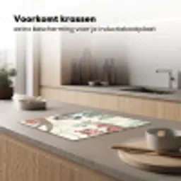 Jungle - Rustiek - Pastel Inductie beschermer vinyl 3mm middel -sfeer1