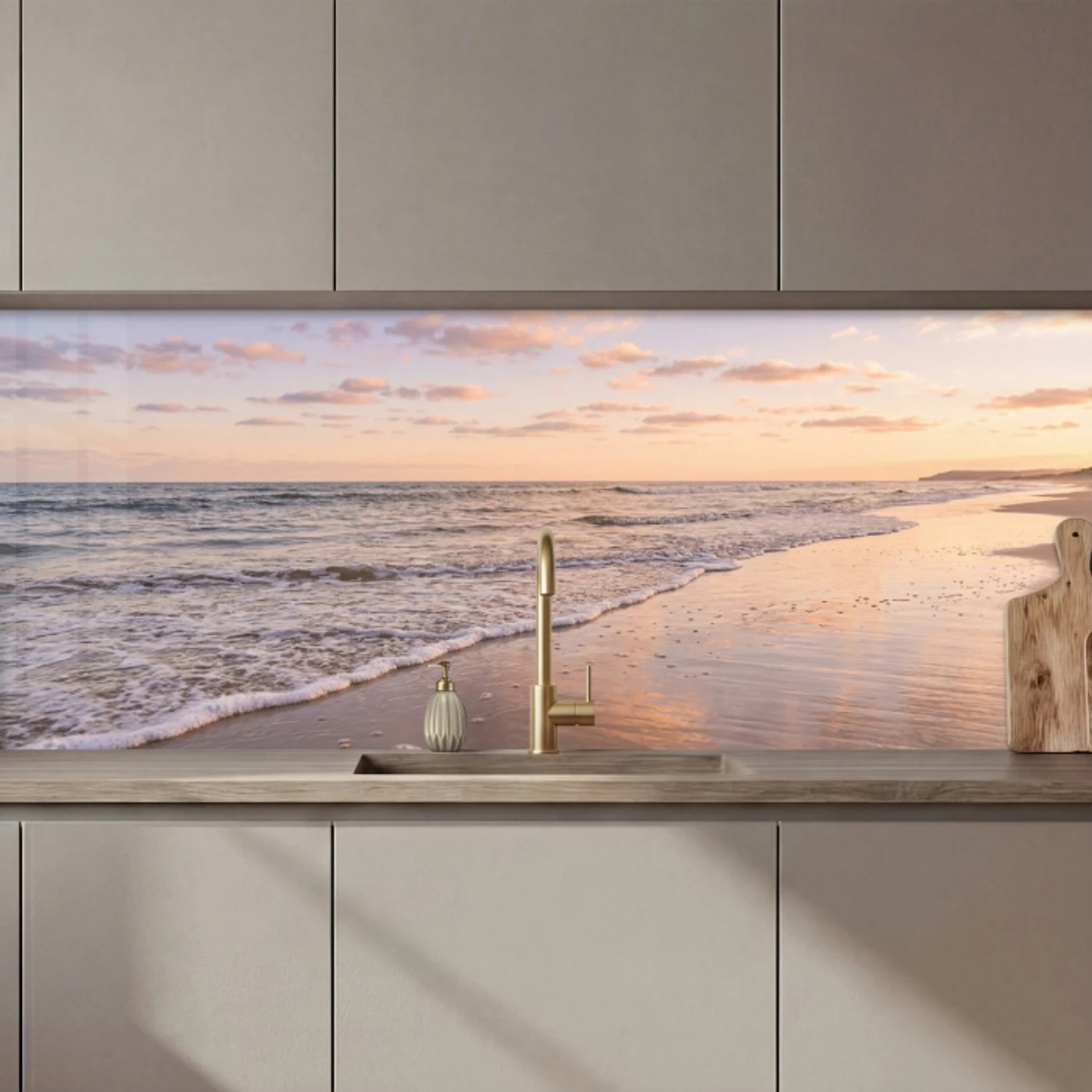 Strand - Branding - Wolken keuken achterwand 2 middel zz_3dshopping