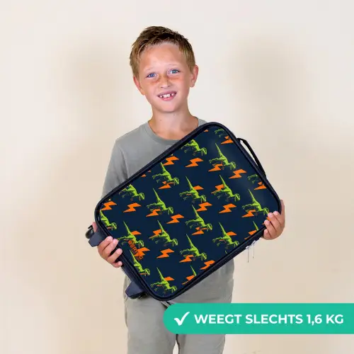 Bliksemsnelle raptors Kinderkoffer - Zwart klein -sfeer4_NL