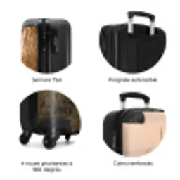 Duinlandschap - Zonsondergang - Strand NBS - Handbagage koffer - Volwassenen Unisex middel zzzzzzzbolletjes_FR