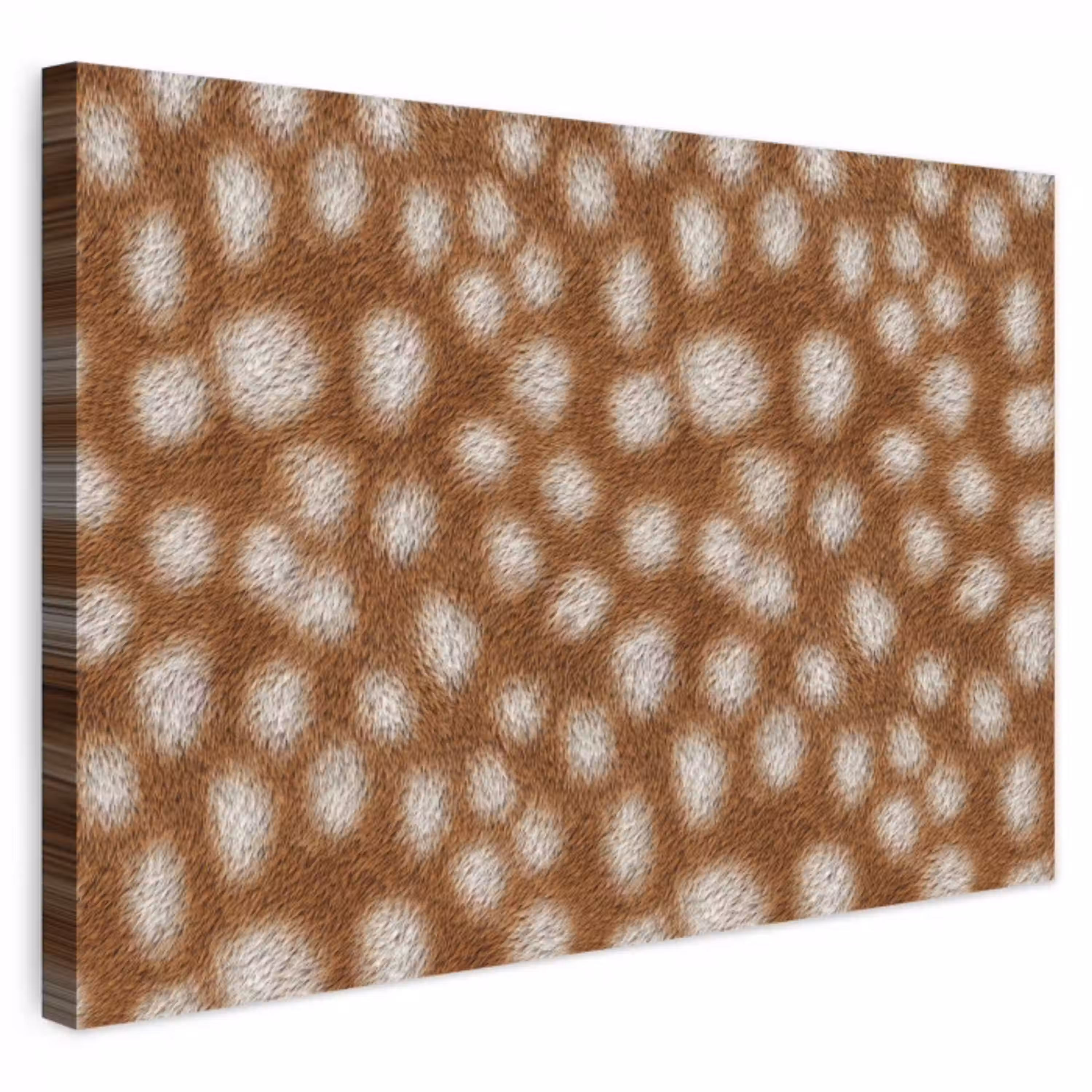 Hert - Bruin - Vacht canvas 2cm klein 34 -3d