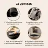 Kaart - Stadskaart - Alphen aan den Rijn - Plattegrond Inductie beschermer vinyl 3mm middel -sfeer9
