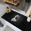Buldog - Hond - Glas Inductie beschemer met haakjes middel -sfeer1
