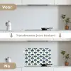 Klassiek - Motief - Blauw keuken achterwand spatscherm klein 900 -voor_na_NL