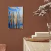 Skyline - Wolkenkrabbers - Water - Blauw plexiglas 5mm klein -sfeer5