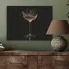 Cocktail - Zwart - Spetters - Glas PET vilt klein -sfeer2