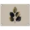 Beukenbladeren - Bruin - Groen - neutraal tuinposter los doek klein -3d