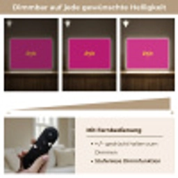 Smile - Stippen - Geel - Smiley - Roze Light Box met batterij (Wandlamp) middel -USP_dimbaarDE