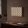 Motief - Patroon - Kleurrijk Light Box met batterij (Wandlamp) middel 907 -sfeer1