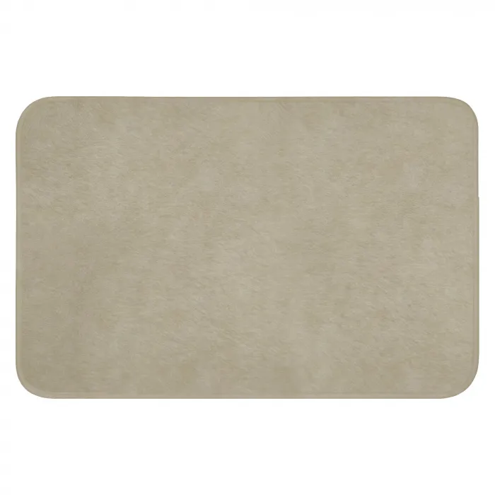 Taupekleur - Gewolkt textuur - Natuurlijk WCmat klein 1009 -3d