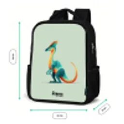 Dino - Blauw - Dier Rugzak - Zwart middel -productfoto_formaten