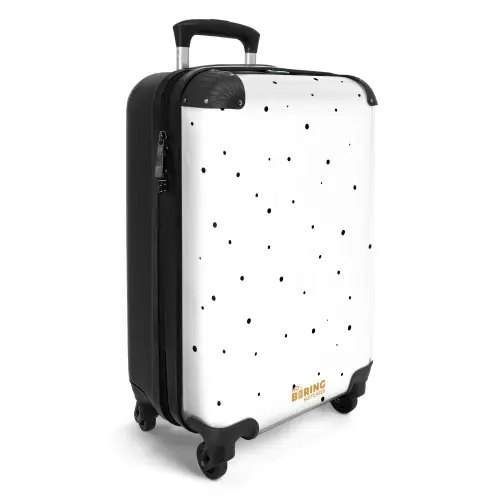 Minimalistisch stippenveld NBS - Handbagage koffer - Kinderen Unisex middel -productfoto_3d