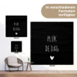 Carpe diem - Spreuken - Pluk de dag - Quotes tuinposter los doek klein -Xsfeer9_DE