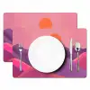 Zon - Heuvels - Paars - Abstract Placemat vinyl groot -zzsfeer2_Kitchenyeah-website
