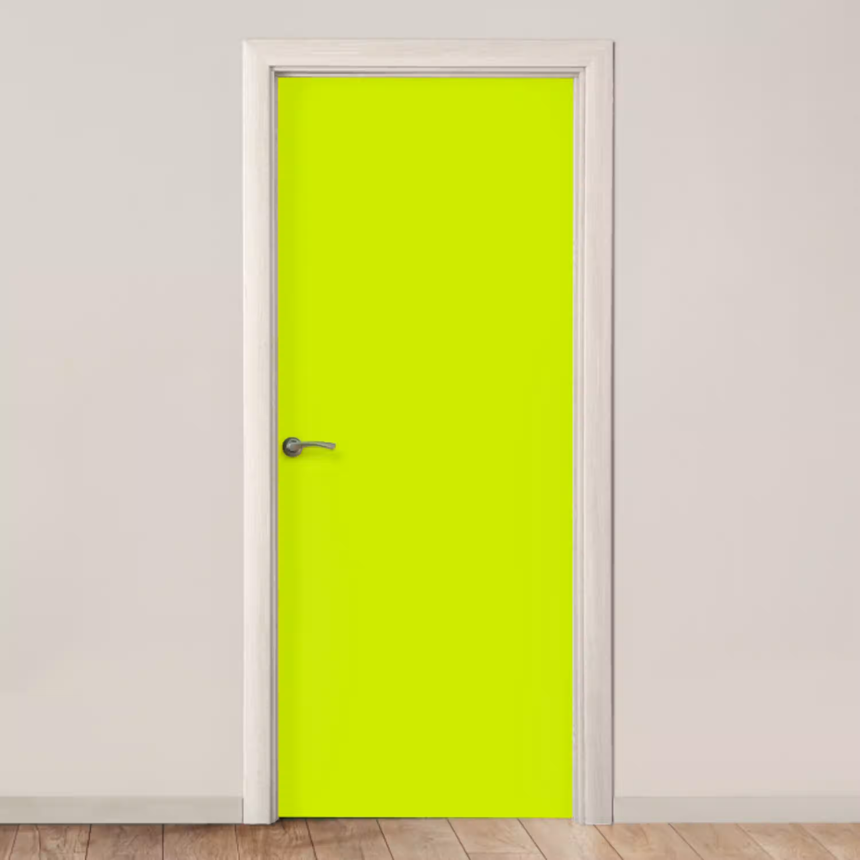 Electric - Lemon - Geel deurposter klein 289 -3d_beige