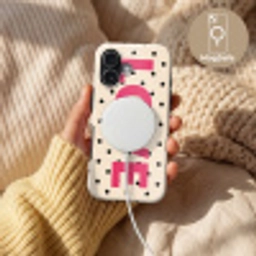 Love - Stippen - Roze Toughcase MagSafe Apple iPhone 17 klein -USP_MagsafeV