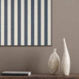 Verticale strepen - Blauw - Crème PET vilt klein 837 -sfeer6_closeup