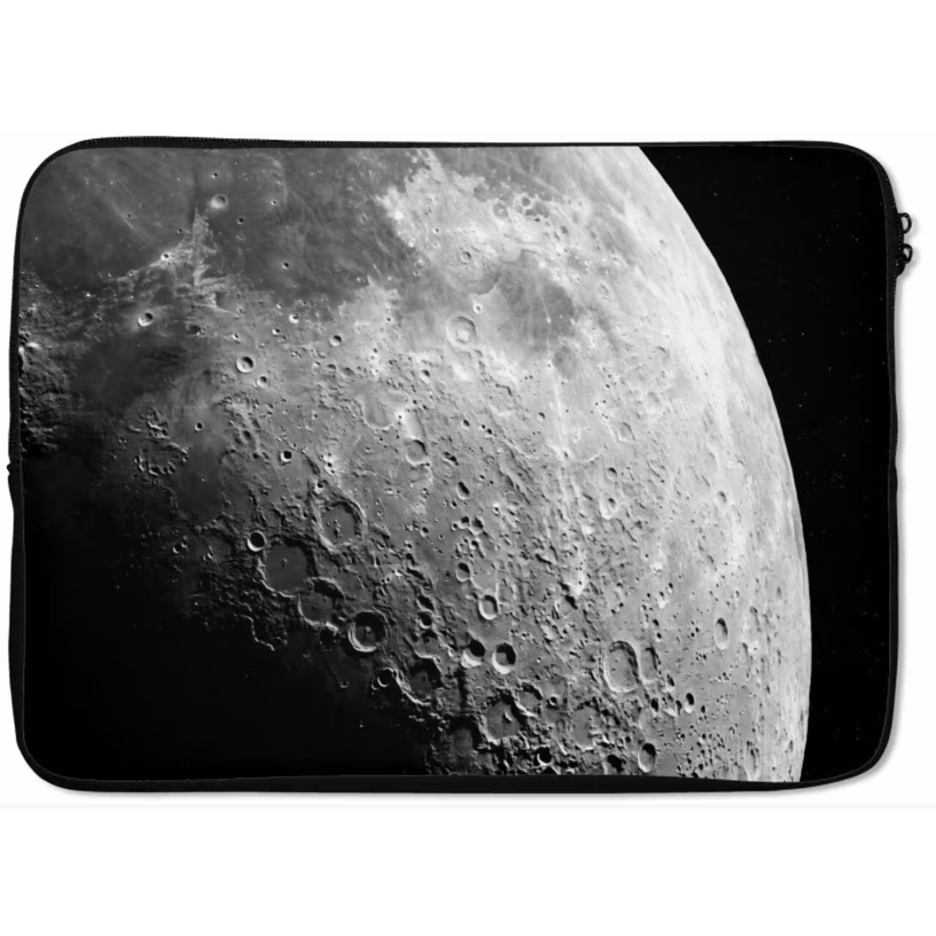 Maan - Kraters - Ruimte laptophoes neopreen klein -zkaufland3dotto