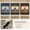 Cirkels - Schaduw - Abstract Light Box met batterij (Wandlamp) middel -USP_lichtkleurNL