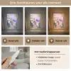 Huizen - Minimalistisch - Palmbomen - Kust Light Box met kabel (Tafellamp) klein -USP_lichtkleurNL
