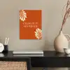 Oranje - Wijntje - Quote poster papier klein -sfeer1