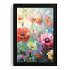 Bloemen - Kleurrijk - Waterverf - Natuur - Zomer fotolijst zwart zonder passe partout klein -3d