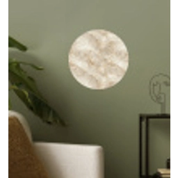 Lichtbeige - Onyx - Subtiel Wandcirkel behangsticker klein 186 -sfeer2