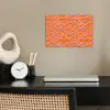 Retro - Golvend - Oranje poster papier klein 62 -sfeer1