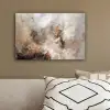 Verf - Abstract - Beige - Kunst canvas 2cm klein -sfeer3