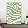 Zebrapatroon - Groen - Retro canvas 2cm klein -sfeer6
