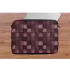 Vierkant - Tegel - Patroon - Paars laptophoes neopreen klein 279 -tafel