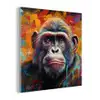 Aap - Gorilla - Graffiti - Dieren - Kleuren plexiglas 5mm klein -z3d