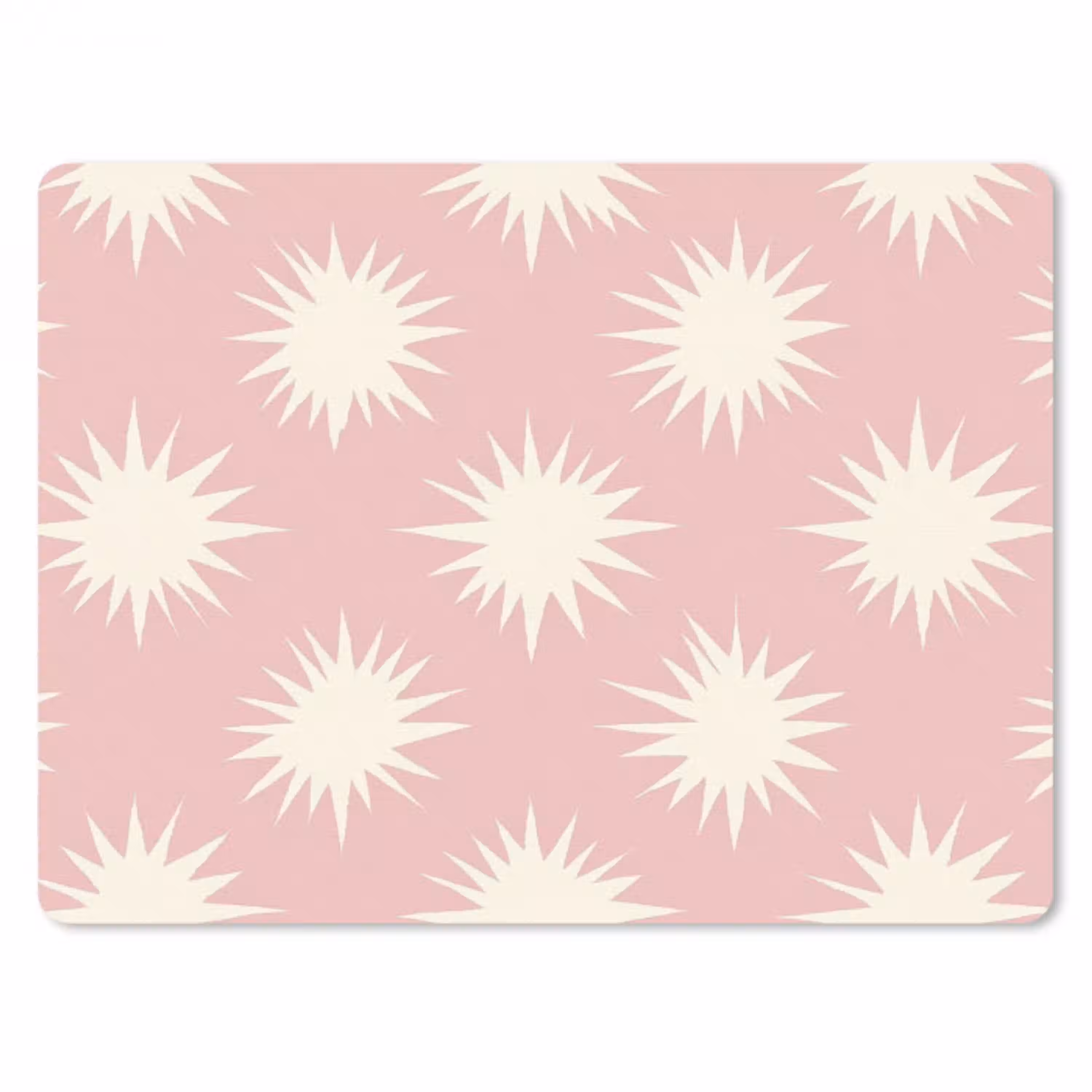 Zonnen - Patroon - Roze muismat rubber klein 262 -3d