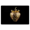 Aardbei - Goud - Zwart - Chrome Placemat vinyl groot -zzsfeer1_Kitchenyeah-website