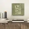 Groen - Abstracte kunst - Modern plexiglas 5mm klein -sfeer1