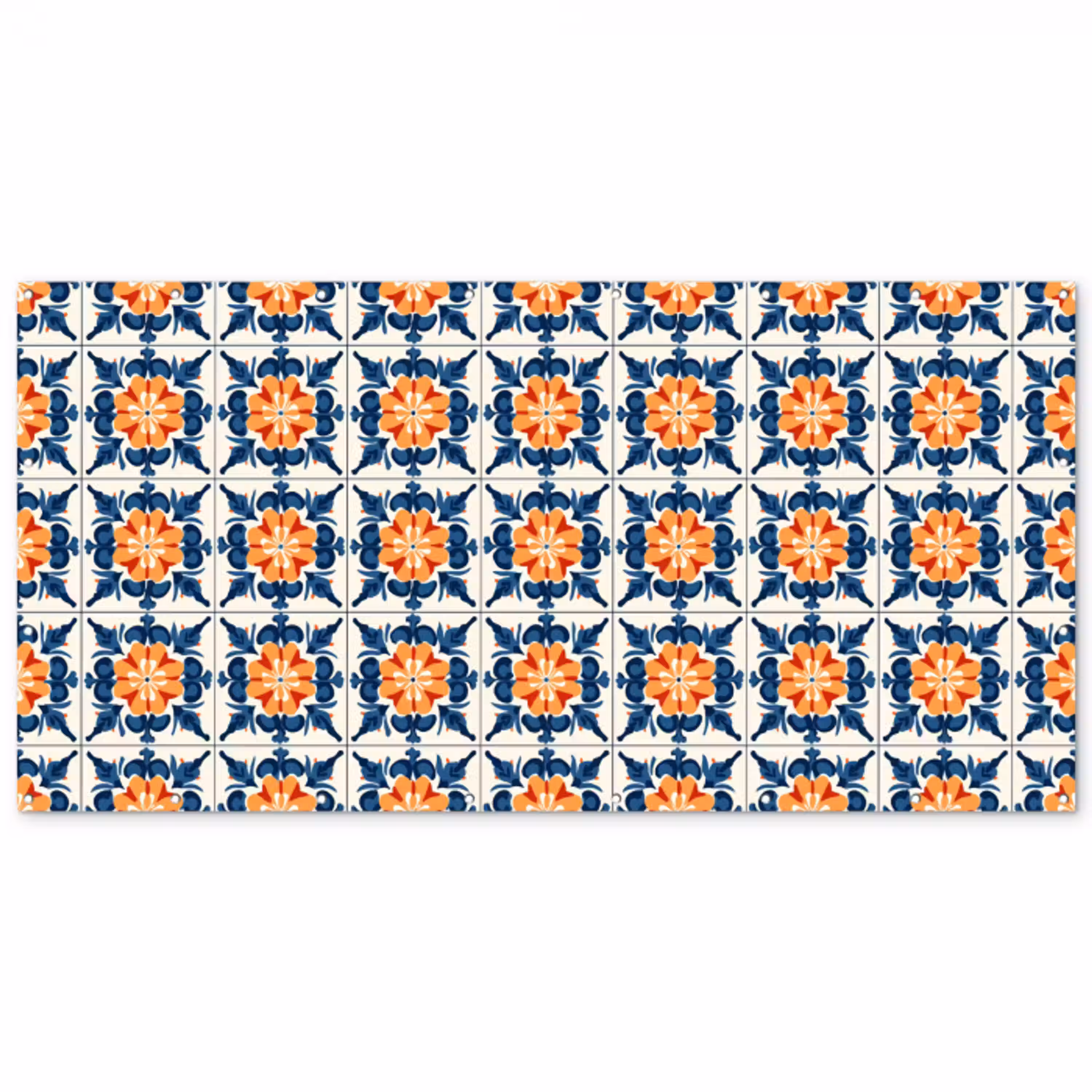 Traditioneel - Tegel - Oranje Balkonbeschermer Duitsland klein 596 -zz_3d