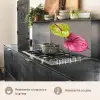 Planten - Anthurium - Groen - Roze keuken achterwand 2 middel -usp_ES