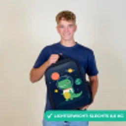Dino - Ruimtepak - Planeten Rugzak - Zwart middel -sfeer7_NL