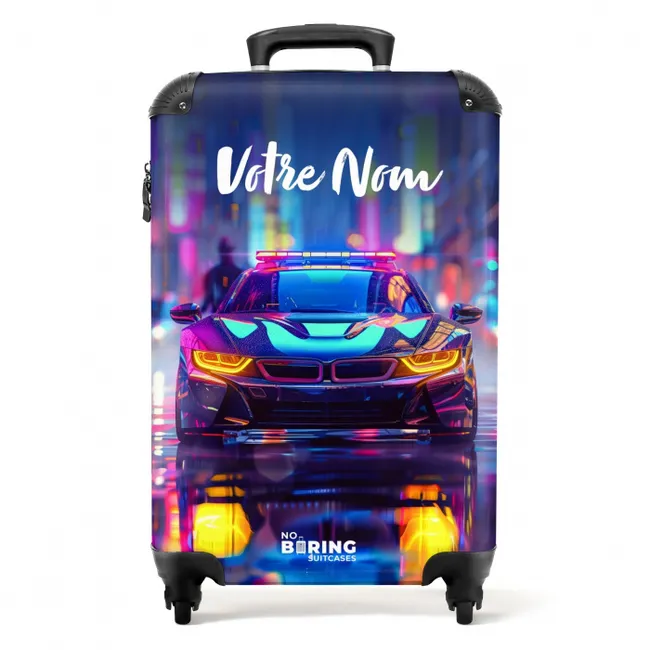 Neon nightcar NBS - Handbagage koffer - Kinderen Unisex middel -productfoto_recht