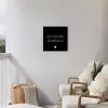Grote avonturen beginnen klein - Spreuken - Quotes Tuinposter op houten frame 2 cm dik klein -sfeer1