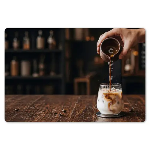 Espresso - Melk - Café Placemat vinyl groot -zzsfeer1_Kitchenyeah-website