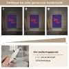 Blauw - Rood - Yes fun - 3D Light Box met kabel (Tafellamp) klein -USP_dimbaarNL