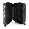 Ovale stippen op witte achtergrond NBS - Handbagage koffer - Volwassenen Unisex middel -binnenkant