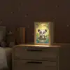 Panda - Cartoon - Bamboebos - Zwart Light Box met kabel klein -sfeer1_kind